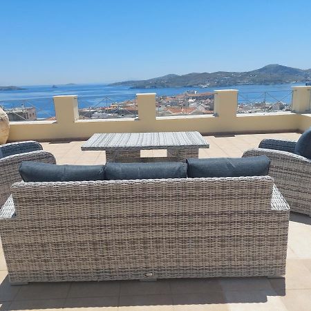 Hermes Penthouse Ermoupoli Bagian luar foto