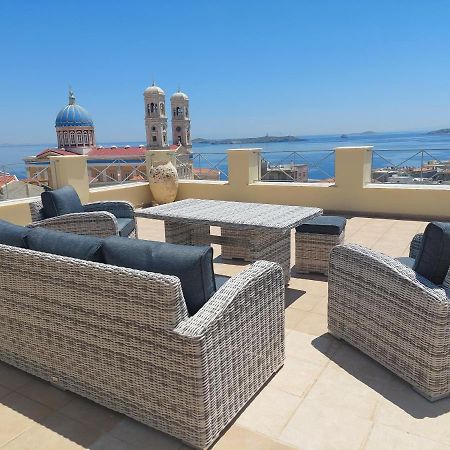 Hermes Penthouse Ermoupoli Bagian luar foto